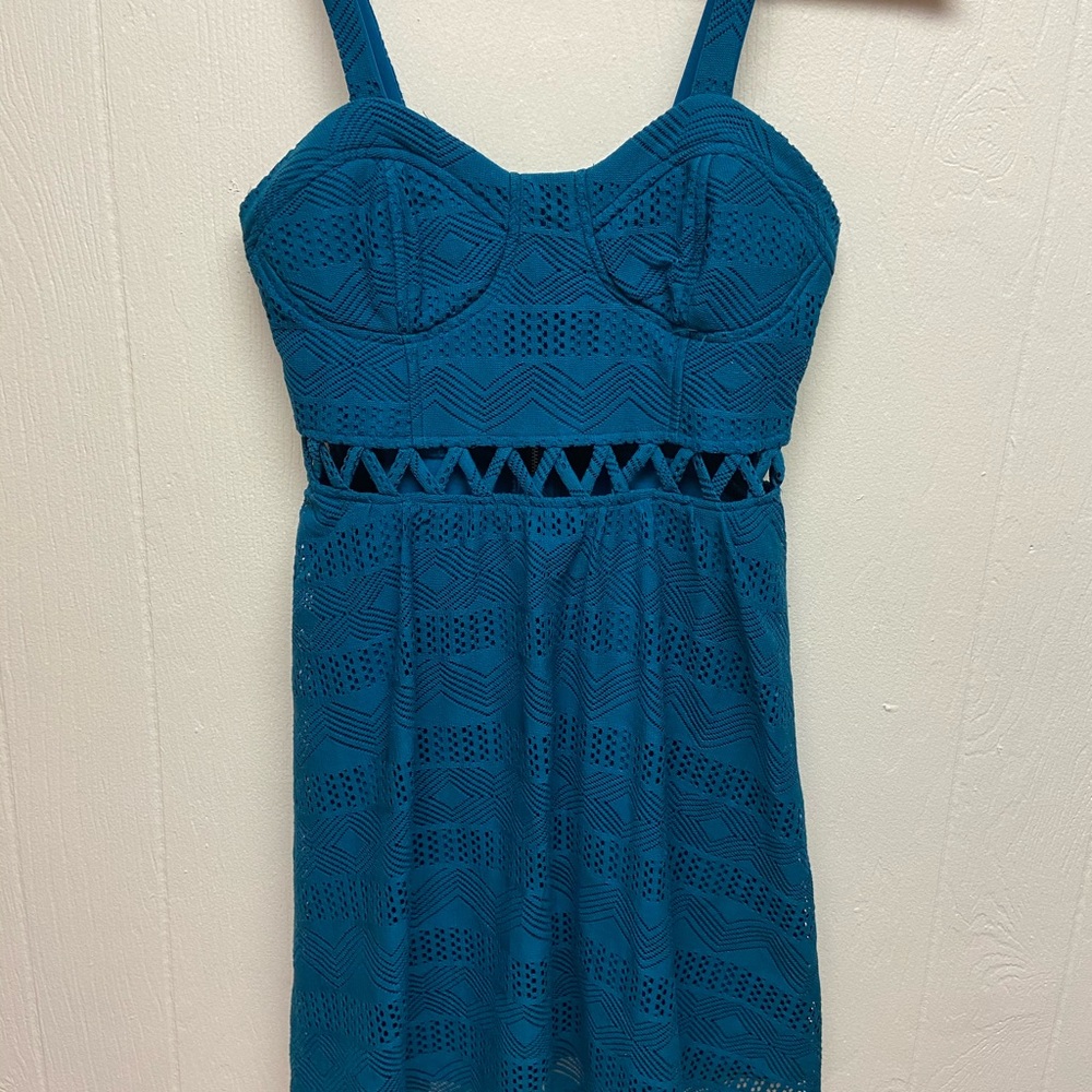 Blue party dress
